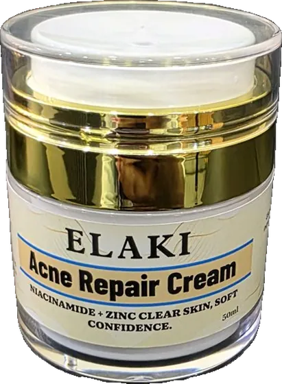 Elaki Acne Repair Cream jar